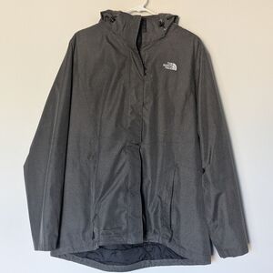 The North Face Women's XXL Charcoal Hooded Winter Jacket